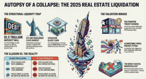 Real Estate Liquidation Crisis Autopsy Infographic